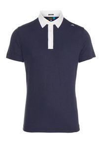 J. Lindeberg J.Lindeberg, Herren 'Henry Reg Lux Pique' Poloshirt, Navy / Wei&szlig;
