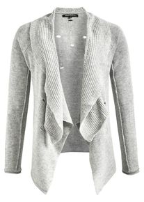 Khujo, Damen Strickjacke 'AVRILA', Grau / Graumeliert