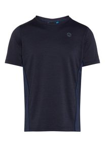 J. Lindeberg J.Lindeberg, Herren 'Curved Run melange' T-Shirt, Dunkelblau