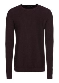 Jack & Jones JACK & JONES, Herren Pullover 'JPRMAINE KNIT CREW NECK', Weinrot
