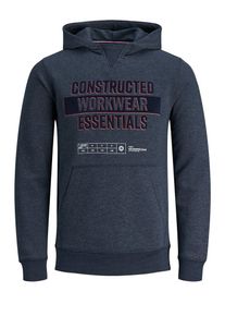 Jack & Jones JACK & JONES, Herren Sweatshirt, Navy / Pastellrot / Wei&szlig;
