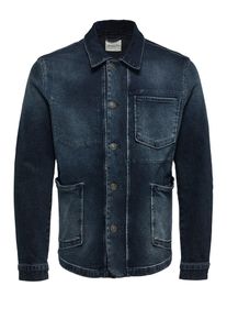 Selected Homme, Herren Jeansjacke, Blue Denim