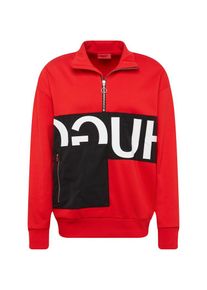 Hugo, Herren Sweatshirt 'Darrius 10100205 01', Rot / Schwarz / Wei&szlig;