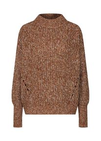 Opus, Damen Pullover 'Panelopy / Strick', Sand / Braun