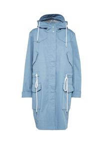BOSS, Damen Mantel 'Obony', Aqua / Wei&szlig;