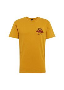 Deus EX MACHINA, Herren T-Shirt 'Big Toe Tee', Senf / Rot