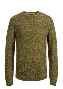 Jack & Jones JACK & JONES, Herren Strickpullover, Oliv / Schwarz