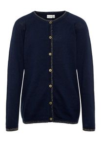 name it, M&auml;dchen Strickjacke, Dunkelblau