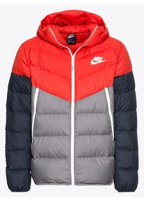 Nike Sportswear, Herren Jacke 'M NSW DWN FILL WR JKT HD', Grau / Rot