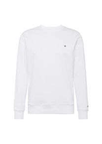 Calvin Klein Jeans, Herren Sweatshirt 'CKJ CHEST EMBROIDERY CREW NECK', Wei&szlig;