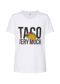 Only, Damen Shirt 'TALLY', Schwarz / Wei&szlig;