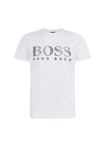 BOSS, Herren Shirt, Grau / Wei&szlig;