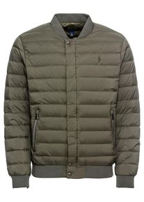 Polo Ralph Lauren, Herren Bomberjacke 'VARSITY JKT-DOWN FILL-JACKET', Oliv