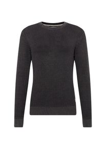 Jack & Jones JACK & JONES, Herren Pullover 'JORWALSH KNIT CREW NECK', Schwarz