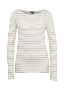 Tom Tailor, Damen Shirt, Grau / Offwhite