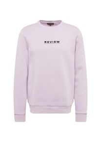 Review, Herren Sweatshirt, Flieder