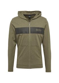 BOSS, Herren Sweatjacke 'Contemp', Dunkelgr&uuml;n