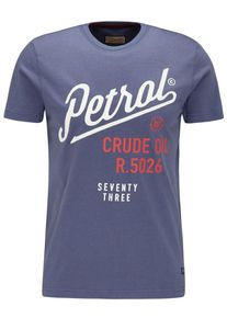PETROL INDUSTRIES, Herren T-Shirt, Blau / Rot / Wei&szlig;