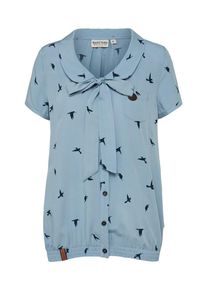 Naketano, Damen Bluse 'Rumv&ouml;gelchen', Navy / Rauchblau