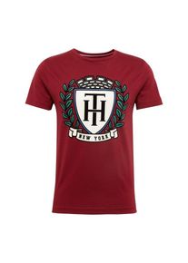 Tommy Hilfiger, Herren Shirt, Gr&uuml;n / Rot / Schwarz / Wei&szlig;