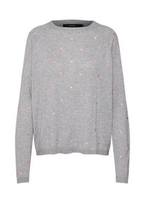 V&eacute;ro Moda VERO MODA, Damen Pullover 'VMHERA LS O NECK BLOUSE', Grau