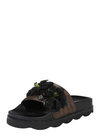 Sixty Seven Sixtyseven, Damen Pantolette 'Belle', Khaki / Schwarz