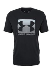 Under Armour, Herren T-Shirt 'Boxed', Grau / Schwarz