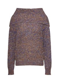 Vila, Damen Pullover, Chamois / Blau