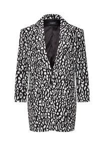 THE KOOPLES, Damen Blazer 'FVES18022K', Schwarz / Wei&szlig;