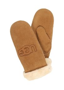 UGG Australia UGG, Damen F&auml;ustlinge mit Lammfutter, Cognac