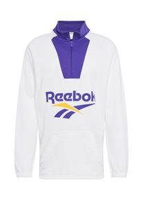 Reebok CLASSIC, Herren Sweatshirt 'CL V 1/4 ZIP', Lila / Rot / Wei&szlig;