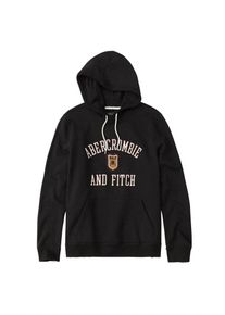 Abercrombie & Fitch Abercrombie & Fitch, Herren Sweatshirt 'SKULL LOGO POPOVER', Schwarz