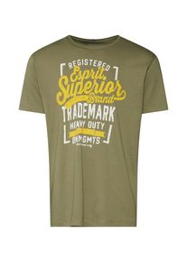 Esprit, Herren Shirt, Goldgelb / Khaki