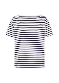 Pieces, Damen Shirts 'INGRID', Blau / Wei&szlig;