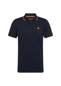 Jack & Jones JACK & JONES, Herren Poloshirt 'STONE', Dunkelblau / Orange