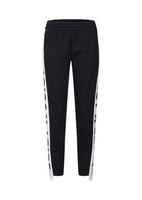 Juicy By Juicy Couture, Damen Hose 'Side Panel Terry Track', Schwarz / Wei&szlig;
