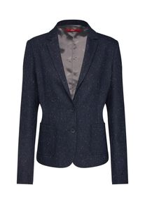 s.Oliver RED LABEL, Damen Blazer 'Tweed-Blazer', Navy / Wei&szlig;