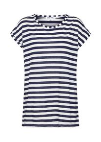 ABOUT YOU, Damen Shirt 'Alicia', Navy / Wei&szlig;