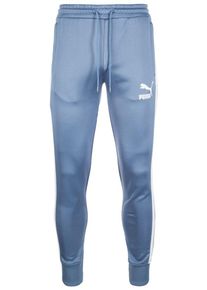 Puma, Herren Trainingshose 'Archive T7 Track', Rauchblau / Wei&szlig;
