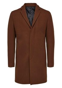 Selected Homme, Herren Woll Mantel, Braun