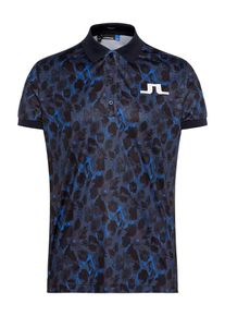J. Lindeberg J.Lindeberg, Herren Big Bridge Reg TX Jersey Poloshirt, Blau