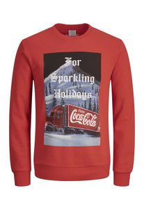 Jack & Jones JACK & JONES, Herren Sweatshirt, Rot