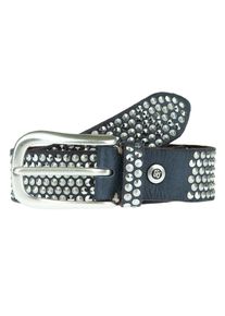 B.belt Handmade In Germany, Damen Nieteng&uuml;rtel, Marine