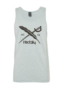 Iriedaily, Herren Top 'Daily Flag', Mint / Schwarz