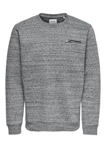 Only & Sons Only & Sons, Herren Sweatshirt, Graumeliert