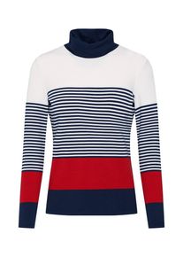 Esprit, Damen Shirt, Creme / Navy / Rot