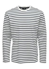 Only & Sons Only & Sons, Herren Shirt 'Evan', Schwarz / Offwhite