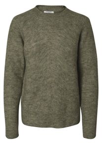 Pieces, Damen Pullover, Oliv