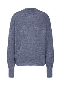 Y.A.S, Damen Pullover 'YASTRIO KNIT', Royalblau / Grau