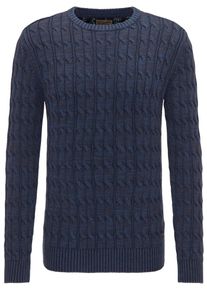 PETROL INDUSTRIES, Herren Pullover, Royalblau / Pastellrot